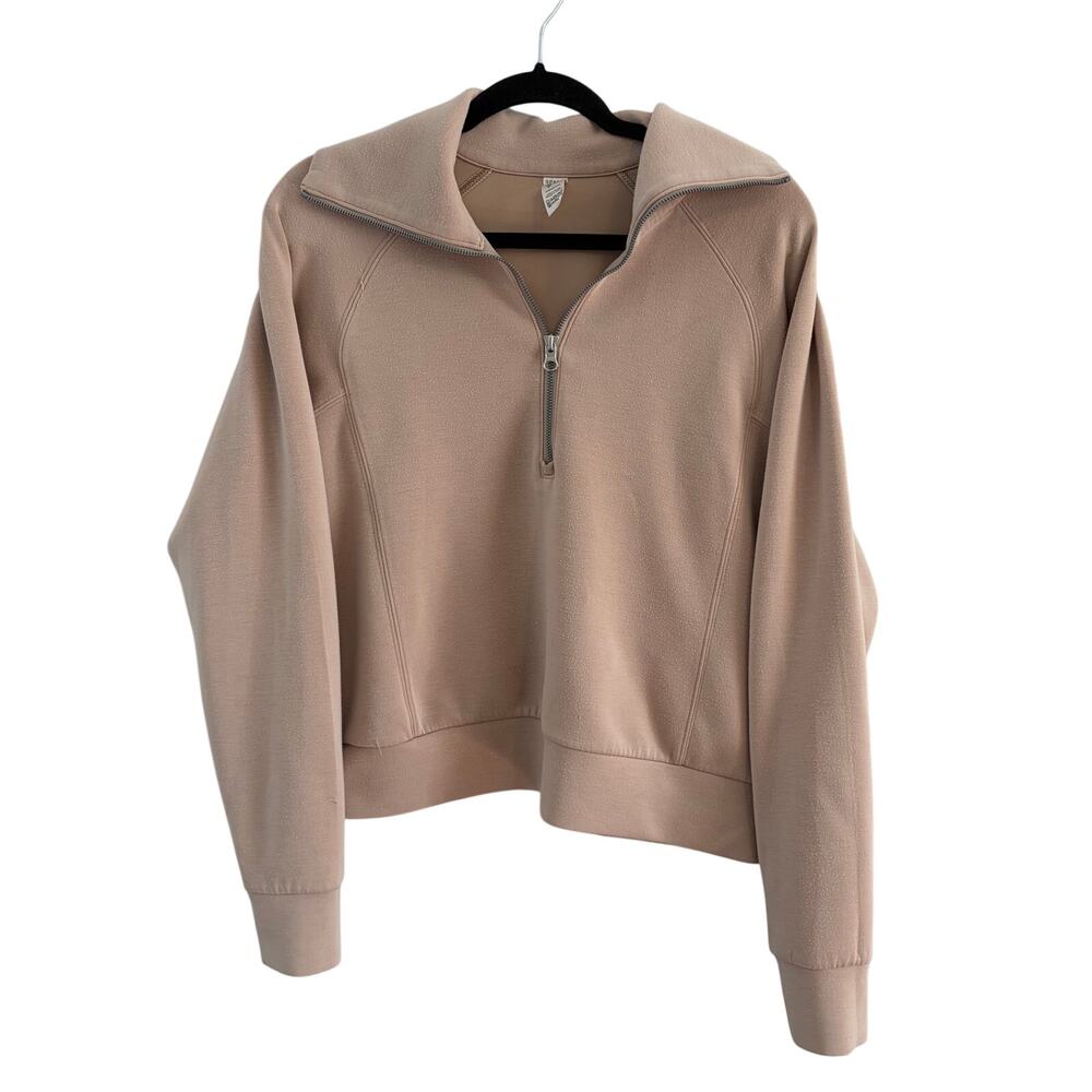 SPANX Air Essentials Half Zip Pullover Women's Size Medium